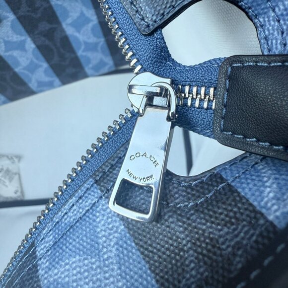 coach Large City Tote Bag In Signature Canvas With Stripe cbi03 - Picture 5 of 8